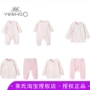 Anh 19 đồ lót cotton cho bé bốn mùa màu hồng dịch vụ tại nhà cho bé sơ sinh phù hợp với áo dài tay mùa thu - Quần áo lót đầm trẻ em cao cấp
