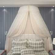 Khuyến mãi 2019 Công chúa Hàn Quốc đôi đầu giường voile lưới chống muỗi đẹp giường lãng mạn châu Âu cài đặt khung vương miện. - Bed Skirts & Valances