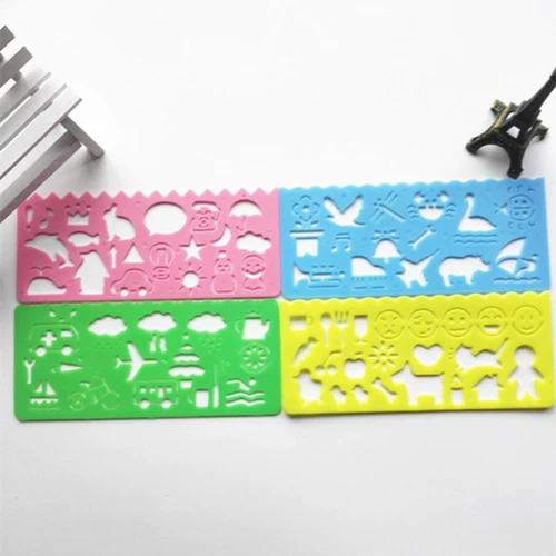 Вариационный художественный шаблон для школьников, интеллектуальная игрушка, граффити