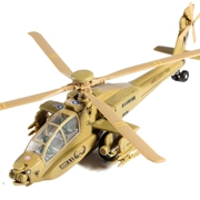 Máy bay trực thăng chín vũ trang thẳng Longbow Apache Mô hình RC Hợp kim tĩnh Mô hình quân sự Pullback kim loại - Mô hình máy bay / Xe & mô hình tàu / Người lính mô hình / Drone
