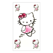 Hình xăm mèo Hello Kitty nhỏ tươi dùng một lần không thấm nước bền màu xanh lá cây vẽ tay dán