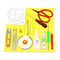 Набор инструментов ручной работы, ножницы, клей, пинцет, гаечный ключ, браслет, крючок для вязания