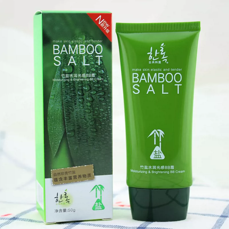 Youxi Hanlu Bamboo Salt thân thiện với làn da Kem che khuyết điểm Kem cách ly Kem nền Dưỡng ẩm Dưỡng ẩm Nền Mỹ phẩm Trang điểm - Kem BB