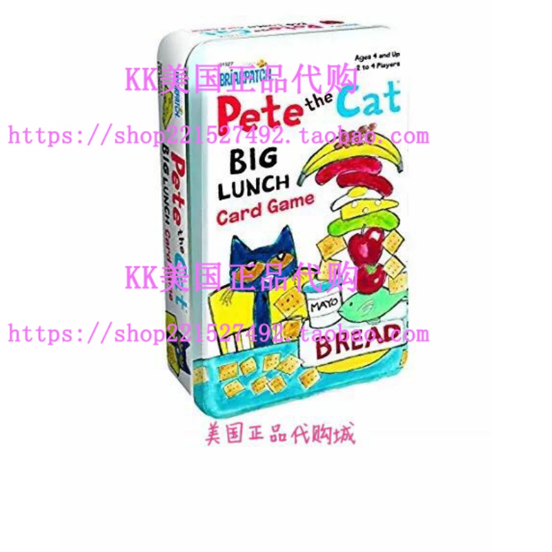 Купить Pete the Cat Big Lunch Card Game Tin в е с .