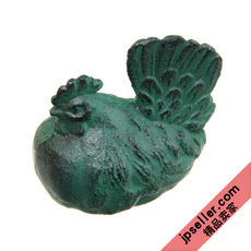 Пресс-папье для бумаги 日本 高冈铜器 公鸡文镇铸铁镇尺镇纸笔置笔搁文房四宝用品铁器