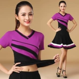 Комплект, осенний лонгслив, танцующая спортивная одежда