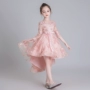 Đầm trẻ em nữ công chúa đuôi váy công chúa fluffy mùa thu hoa cô gái piano catwalk trình diễn trang phục - Váy trẻ em quần áo trẻ em nam