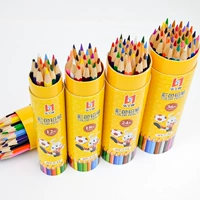 Деревянные канцтовары для школьников, художественные цветные карандаши для рисования, 24 цветов, оптовые продажи