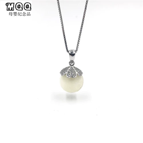 Детский сувенир, подвеска, ожерелье ручной работы, четырехлистный клевер, серебро 925 пробы, делается под заказ