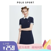 Áo thun thể thao nữ mùa hè khí chất mới cổ áo polo cổ áo cotton dài giản dị cổ điển váy - Sản phẩm HOT