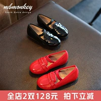 Детская обувь для кожаной обуви для принцессы, 2020, в корейском стиле, мягкая подошва