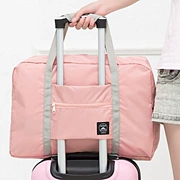 Túi du lịch túi xách tay túi hành lý túi hành lý túi ngắn khoảng cách vai nữ túi gấp có thể được tùy chỉnh LOGO - Túi du lịch