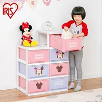 Японская японская ящика Disney Пластиковый шкаф для хранения узкие детские игрушки организованные кабины