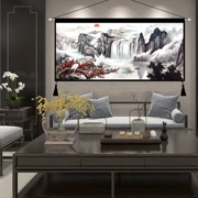 Fortune phong cách Trung Quốc tranh phong cảnh vải bức tranh tường phòng khách hiên trang trí bức tranh tấm thảm treo tường treo tranh - Tapestry