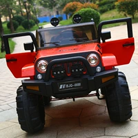 Xe nữ em bé đu xe off-road xe đẩy quá khổ bốn bánh trẻ em xe điện điều khiển từ xa pin bốn bánh nam - Con lăn trượt patinet / trẻ em xe đẩy em bé gấp gọn