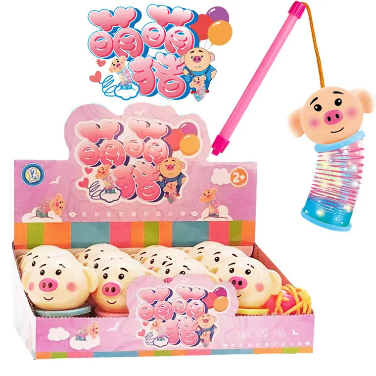 2021 сет red pig Lantern игрушка оптом пролистывание стальной хит продаж ночного рынка маленькие подарки