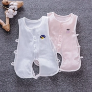 Baby Quần áo Xiêm cotton hè 2019 hè sơ sinh không tay vest vest romper mùa hè mỏng - Áo liền quần