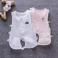 Baby Quần áo Xiêm cotton hè 2019 hè sơ sinh không tay vest vest romper mùa hè mỏng - Áo liền quần quần áo trẻ sơ sinh cao cấp