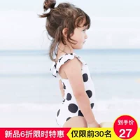 Đồ bơi cho trẻ em gái Dễ thương Xiêm polka Dot Công chúa Cô bé Bé 1-3 tuổi Đồ bơi Spa - Bộ đồ bơi của Kid áo bơi cho bé