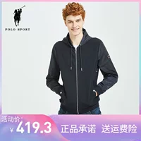 Polo sport nam áo khoác nam xu hướng giản dị áo khoác giản dị áo khoác dây kéo áo khoác 991113014 - Áo khoác áo kiểu trung niên u50