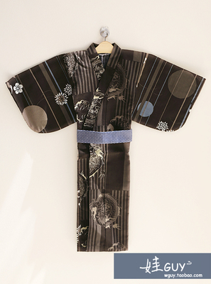 taobao agent Wawa Guy spot BJD3 points men's baby clothing SD10 13 men's costume yukata Japanese kimono 62 points