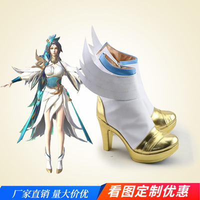 taobao agent King Glory COS Yu Ji Yun Ni Tubuka Skin COSPLAY Shoes COS Women's Shoes to draw