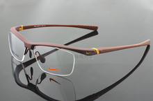 Спортивные очки баскетбольный футбол TR - 90 полурамка для очков ультралегкая близорукость мужские очки