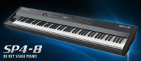 Новый оригинальный аутентичный лицензированный Kurzweil Cuzwell SP4-8 Клавиш Синтетизатор Стадия фортепиано