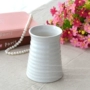 Bình gốm có ren Chất lượng cao màu trắng bình gốm nhiệt độ cao Bình hoa tối giản hiện đại Bình hoa hoang dã - Vase / Bồn hoa & Kệ chậu nhựa trồng hoa