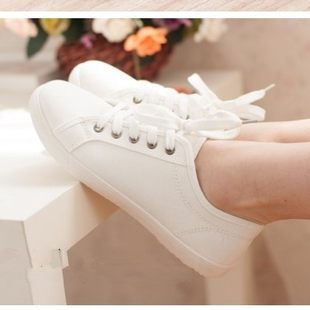 Low white shoes, sneakers for leisure, 2021 collection, Korean style