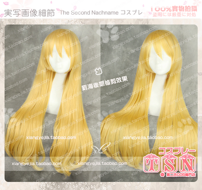 taobao agent TSN Second Family Perverted Prince and Non -Smile Cat Little Douzi Golden Coster COS Wig 536