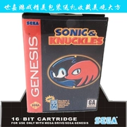 Bảng điều khiển trò chơi MD Sega 16-bit hộp quà tặng thẻ đen với Sonic và Naxos SONIC & KNucks - Kiểm soát trò chơi
