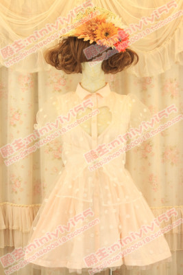 taobao agent Japanese liz lisa Japanese sweet and lovely dream -like hollow dot dotted dama dresses princess dress