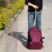 Túi du lịch đường dài Hàn Quốc Túi đeo vai đơn thanh nam và nữ Túi đa năng máy tính túi hành lý xe đẩy