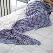 Marina gỗ ưu đãi giường sáng tạo cá đuôi đan chăn len đường nhiếp ảnh phòng khách phòng ngủ trang trí - Khác