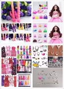 Phụ kiện đồ chơi trẻ em Barbie Giày cao gót Công chúa Trang chủ Giày pha lê Quần áo Váy Váy Vòng cổ Phụ kiện