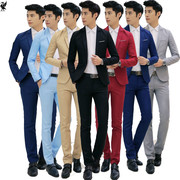 Người đàn ông tốt nhất nhóm ăn mặc của nam giới mùa hè mỏng phù hợp với phù hợp với thanh niên mùa hè Hàn Quốc phiên bản của tự trồng giản dị phù hợp với đẹp trai