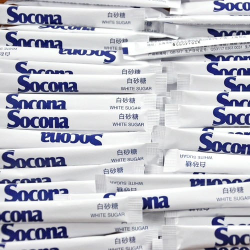Socona White Sugar Special Choice Белый сахар сахарная кофе кофе кофе смешивает 5GX100 Независимая упаковка