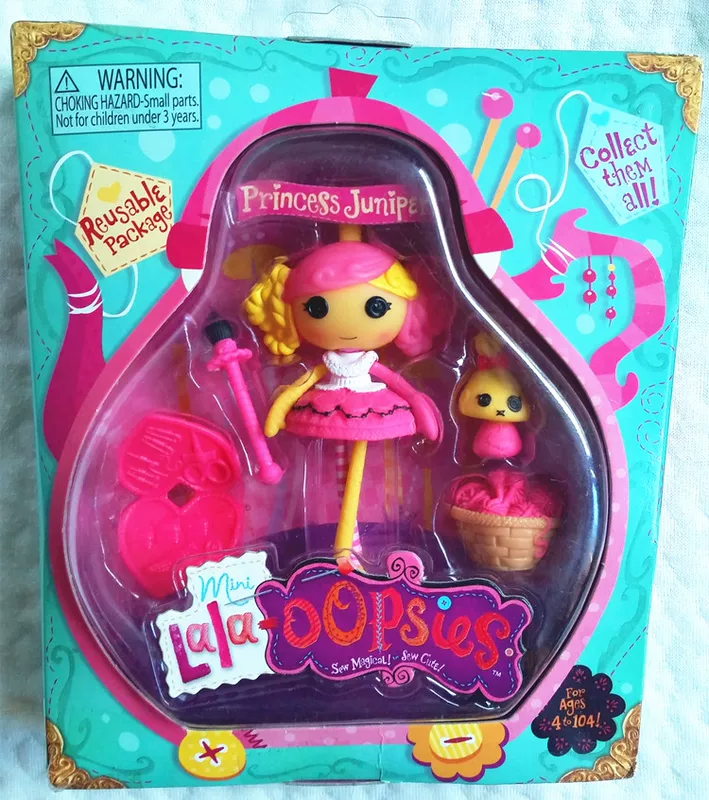 Мини-кукла (Lalaloopsy) Princess Juniper — 8 см, коллекционная с аксессуарами для пояса