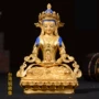 Phật Giáo tây tạng Nguồn Cung Cấp Tôn Giáo Seiko Đồng Đầy Đủ Vàng Tượng Phật Tuổi Thọ Phật Trang Trí Cao 16 CM tượng phật quan âm bồ tát