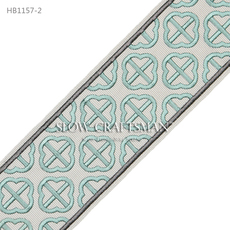 Кружевная кайма slow craftsman出口欧洲高端春亭系列 窗帘窗幔抱枕家具刺绣花边