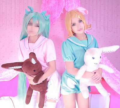 taobao agent Weaqingfang v family Miku Rin cosplay Conjusational Sailor suit Hatsune Miku Anime Coster COS Women's