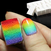 Gradient Sponge DIY Sponge Công cụ làm móng sáng tạo Starry A Gradient A 8 Pack Smudged Sponge Block Artifact - Công cụ Nail