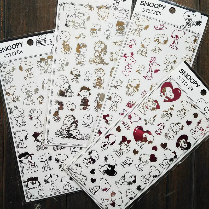 Nuby, Snoopy, детские прозрачные наклейки PVC, планировщик