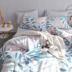Bắc âu đơn giản cotton giường đôi cung cấp bốn bộ cotton Hàn Quốc sinh viên tươi nhỏ ba bộ giường 笠 Bộ đồ giường bốn mảnh