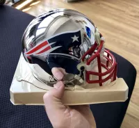 NFL Riddell Mini Rugby Helme Helmet Edition Edition Limited 2000 Patriots Новой Англии