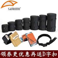 Safford SLR ống kính máy ảnh kỹ thuật số ống flash nhiếp ảnh chức năng vành đai vành đai gấp phụ kiện vải túi máy ảnh vintage