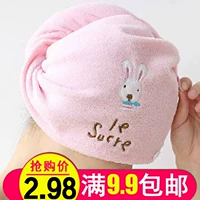 Кролик, сухое полотенце для волос, шапочка для душа, детский быстросохнущий платок для взрослых, увеличенная толщина