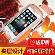 Chạy điện thoại di động túi đeo tay thể dục thể thao Điện thoại di động đặt tay túi thiết bị túi xách unisex Huawei apple