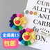 Takashi Murakami KaiKaiKiKi Huachen Yuhuahua với đầy màu sắc sun flower pendant huy hiệu trâm treo đồ trang trí Trâm cài